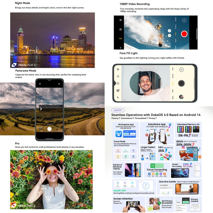 Blackview Oscal FLAT 2, 4GB+128GB, 6.6 inch Android 14 Unisoc T606 Octa Core, Network: 4G Blackview Oscal FLAT 2, 4GB+128GB, 6.6 inch Android 14 Unisoc T606 Octa Core, Network: 4G
